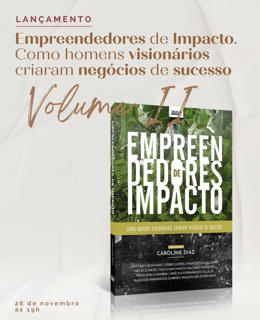 Dr. Vlassios Marangos leva sua história de propósito e inovação ao livro Empreendedores de Impacto – Como homens visionários criam negócios de sucesso