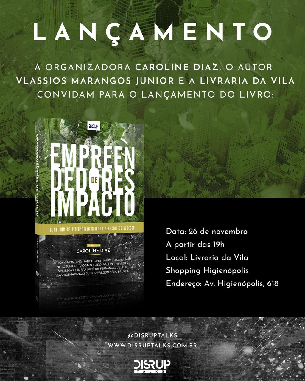 Dr. Vlassios Marangos leva sua história de propósito e inovação ao livro Empreendedores de Impacto – Como homens visionários criam negócios de sucesso